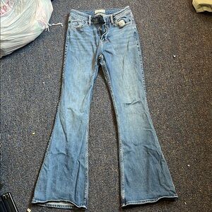 Abercrombie & fitch flare high rise jeans